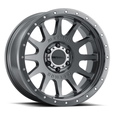 Aluminum Wheels 20x10 NV MR605 Bolt Pattern 6 On 135 Offset -24 Lip Size 2.48 Gloss Titanium GY Method