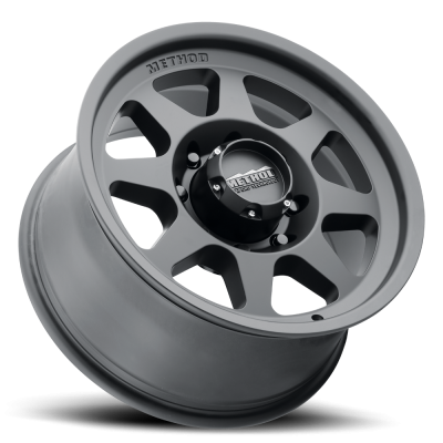 Aluminum Wheels 18x9 HD Bead Grip MR701 Bolt Pattern 8 On 165.1 Offset 18 Lip Size 1.81 Matte Black MB Method