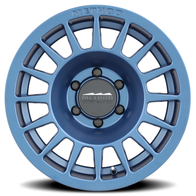 Aluminum Wheels 17x7.5 Bead Grip MR707 Bolt Pattern 6 On 130 Offset 50 Lip Size 0 Bahia Blue BL Method