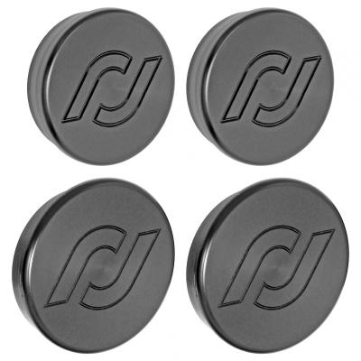 Frame Plug Bundle Pack 2 pcs. JL/JT Frame Tube 2 pcs. JL/JT front frame rail behind axle centerline CNC Machined Black Delrin RockJock 4x4