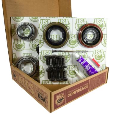 11.25 inch Dana 80 4.56 Rear Ring and Pinion Install Kit 4.375 inch OD Head Bearing USA Standard