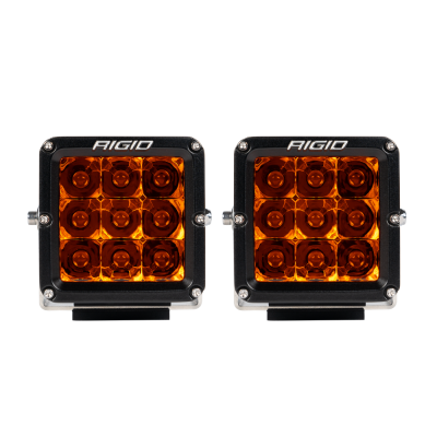 LED Light Pods D-XL Amber PRO Pair Surface Mount Brackets and Hardware Vibration Dampeners Wire Harness &amp; Switch Rigid Industries