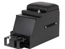 Deluxe Stereo Center Console Universal 10 Inch Wide Black Tuffy Security Products