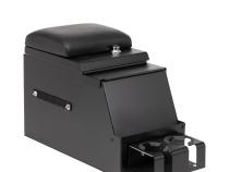 Deluxe Stereo Center Console Universal 10 Inch Wide Black Tuffy Security Products