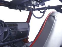 Overhead Deluxe Console - 55-86 CJ / 66-73 Commando / 66-71 Jeepster / 81-85 Scrambler CJ8 / 87-95 Wrangler YJ / 97-02 Wrangler TJ Tuffy Security Products