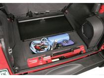 In-Floor Locking Cargo Lid - 07-18 Wrangler JK Black Tuffy Security Products