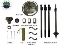 UFO Solar Light Light Pods &amp;amp; Speaker - Camping Light Overland Vehicle Systems