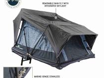 XD Sherpa S3S - Soft Sided Roof Top Tent, 3 Person, Grey Body and Black Rainfly Overland Vehicle Systems