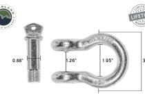 Recovery Shackle 3/4 4.75 Ton Zinc - D Ring Recovery Shackle Overland Vehicle Systems