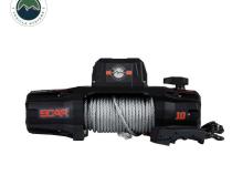 SCAR 10 - 10,000 lb. Winch With Steel Cable and Wireless Remote Overland Vehicle Systems