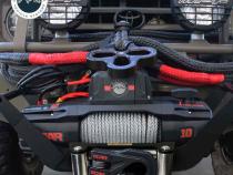 SCAR 10 - 10,000 lb. Winch With Steel Cable and Wireless Remote Overland Vehicle Systems