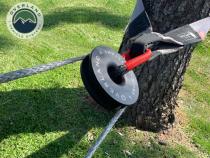 Recovery Ring 6.25 Inch 45,000 lb. Black With Storage Bag Overland Vehicle Systems