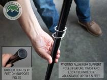 Nomadic Awning 270 Degree - Driver Side Dark Gray Overland Vehicle Systems