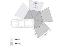 Shop Overland Vehicle Systems Freestanding 270LT Awnings W/ Walls Passenger Overland Vehicle Systems