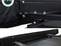 XD Nomadic 270 - Awning W/Lights and Black Out , Passenger Side, Black Body, Black Trim and Black Travel Cover Overland Vehicle Systems