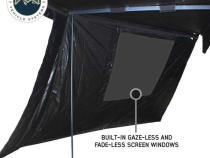 XD Nomadic 270 - Awning Wall 1 W/Black Out, Driver Side, Black Body, Black Trim W/Storage Bag Overland Vehicle Systems