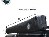 XD Nomadic 270 - Awning, Lights, Black Out, Wall Kit, Passenger Side, Black Body, Black Trim and Black Travel Cover Overland Vehicle Systems