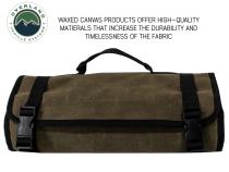 Rolled Bag First Aid - Waxed Canvas First Aid Bag for Car Overland Vehicle Systems
