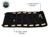 Rolled Bag First Aid - Waxed Canvas First Aid Bag for Car Overland Vehicle Systems