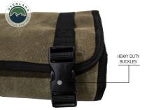 Rolled Bag First Aid - Waxed Canvas First Aid Bag for Car Overland Vehicle Systems