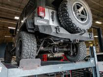 2.75 Inch Cat-Back Single Rear Exit with Turn Down Tip 07-18 Jeep Wrangler JKU 116 Inch Wheel Base Corsa Performance