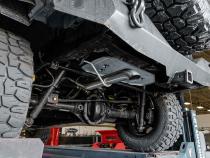 2.75 Inch Cat-Back Single Rear Exit with Turn Down Tip 07-18 Jeep Wrangler JKU 116 Inch Wheel Base Corsa Performance