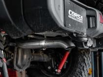 2.75 Inch Cat-Back Single Rear Exit with Turn Down Tip 18-25 Jeep Wrangler JLU 118.4 Inch Wheel Base Corsa Performance