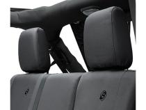 Jeep Wrangler Seat Covers For Jeep 2007, 2013-2018 Wrangler JK 4 Door Rear Premium Vinyl Fabric Black Diamond Bestop