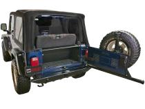 Standard Cargo Enclosure - 97-06 Wrangler TJ Black Tuffy Security Products