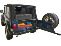 Standard Cargo Enclosure - 97-06 Wrangler TJ Black Tuffy Security Products