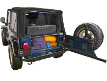 Standard Cargo Enclosure - 97-06 Wrangler TJ Black Tuffy Security Products