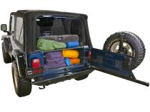 Standard Cargo Enclosure - 97-06 Wrangler TJ Black Tuffy Security Products