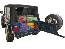 Standard Cargo Enclosure - 97-06 Wrangler TJ Black Tuffy Security Products