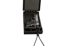 Portable Safe For Compact Pistols Universal Black Includes Security Cable Tuffy Security Products