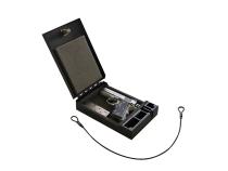 Portable Safe For Compact Pistols Universal Black Includes Security Cable Tuffy Security Products