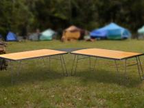 Kick It Camp Table Wood Base &amp;amp; Storage Bag