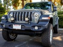 Jeep JL/JT Dual LP4 Auxiliary Light Kit w/Upfitter Baja Designs