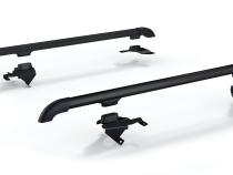 07-18 Wrangler JK 4 Door Nebo Roof Rack Main Rail Kit Black TeraFlex