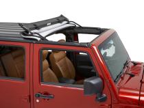 Jeep Wrangler Soft Top Sunrider for Hardtop For Jeep 2007-2018 Wrangler JK Black Diamond Bestop