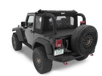 Jeep Wrangler Halftop Soft Tops For Jeep 2007-2018 Wrangler JK 2 Door Black Diamond Bestop
