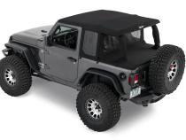 Jeep Wrangler Halftop Soft Tops For Jeep 2018-Current Wrangler JL 2 Door Black Diamond Bestop