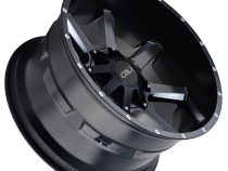 Cast Aluminum Wheels Busted 9100 SB 20x9 Milled Spokes Satin Black 5 On 127/5 On139.7 Bolt Pattern 18 Offset Cali Offroad Wheels