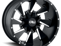 Cast Aluminum Wheels Distorted 9106 SB 20x9 Milled Spokes Satin Black 5 On 150/5 On139.7 Bolt Pattern 18 Offset Cali Offroad Wheels