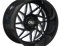 Cast Aluminum Wheels Gemini 9112 GB 20x10 Milled Spokes Gloss Black 5 On 127 Bolt Pattern -25 Offset Cali Offroad Wheels
