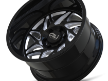 Cast Aluminum Wheels Gemini 9112 GB 20x10 Milled Spokes Gloss Black 5 On 127 Bolt Pattern -25 Offset Cali Offroad Wheels