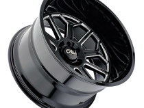 Cast Aluminum Wheels Auburn 9117 BM 24x14 Milled Gloss Black 6 On 135 Bolt Pattern -76 Offset Cali Offroad Wheels