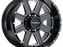 Aluminum Wheels 16x8 Hostage 940M Milled Gloss Black 0 Offset 5 on 114.3 Bolt Pattern 78.1 Bore Raceline