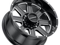 Aluminum Wheels 16x8 Hostage 940M Milled Gloss Black 0 Offset 5 on 114.3 Bolt Pattern 78.1 Bore Raceline