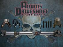 JK Rear 1310 CV Greaseable Driveshaft 4 Door Adams Driveshaft