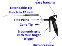 Master Blaster Blow Gun Kit Power Tank